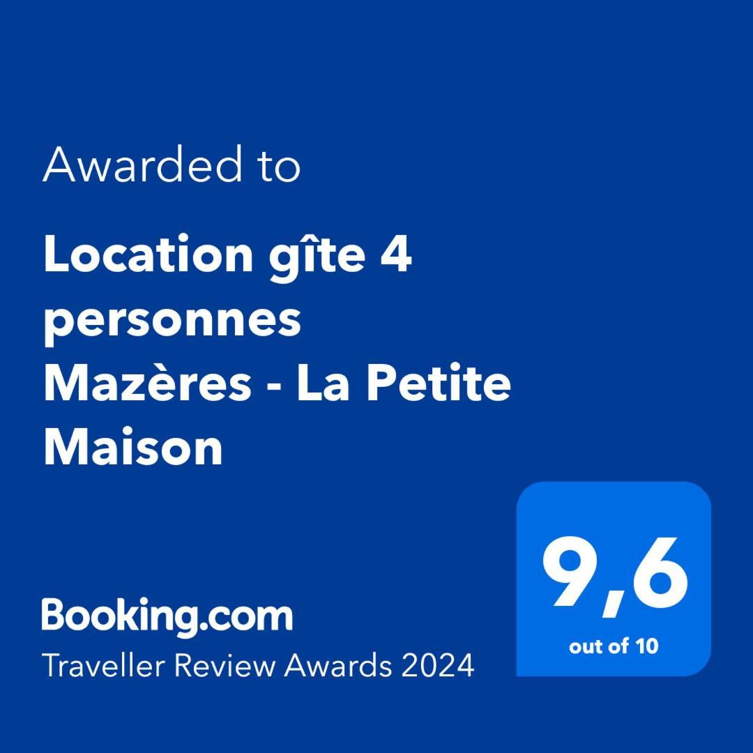 Location Gite 4 Personnes Mazeres - La Petite Maison Екстер'єр фото